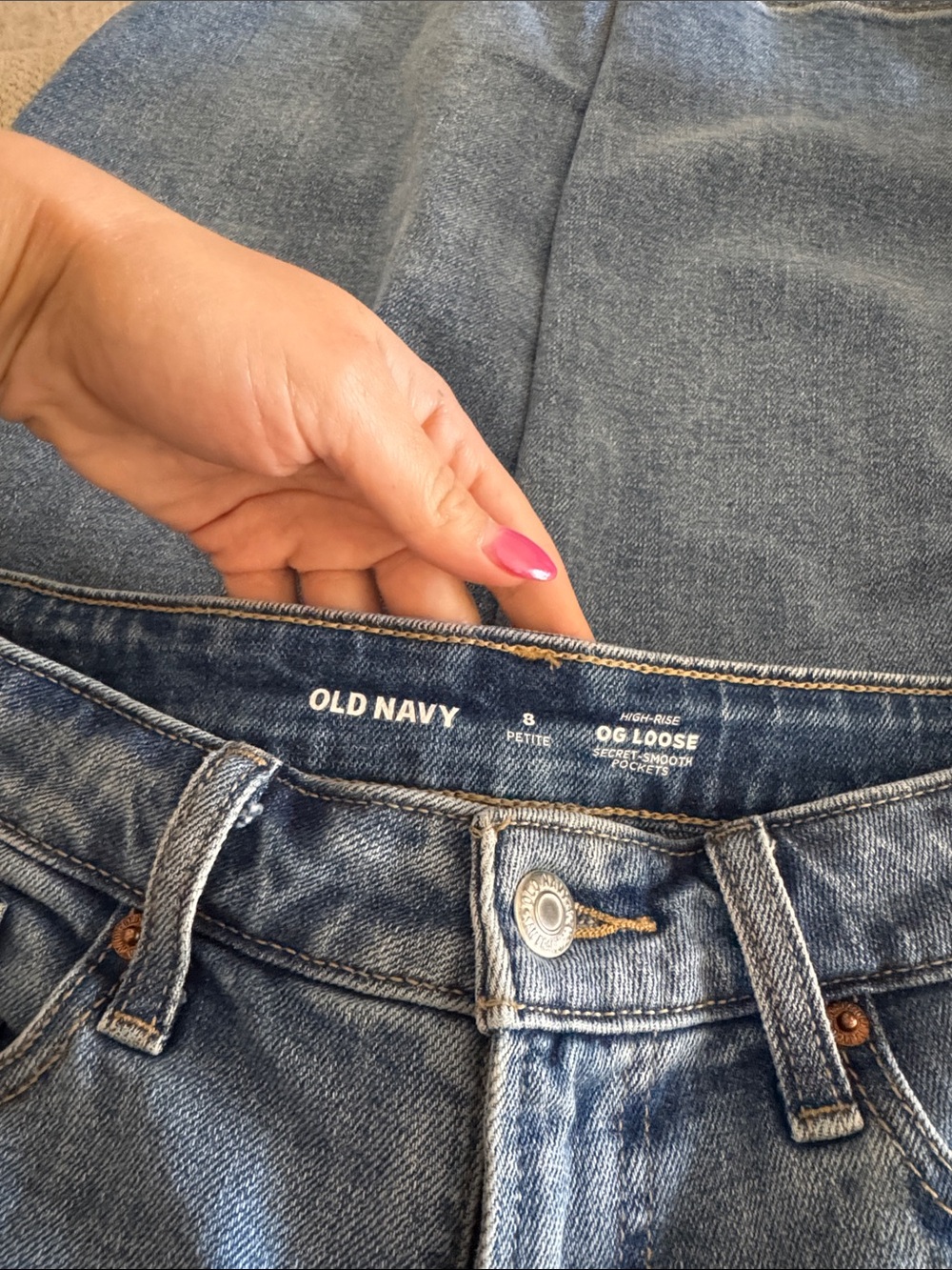 Old Navy High Rise OG Loose Jean - Picture 4 of 5
